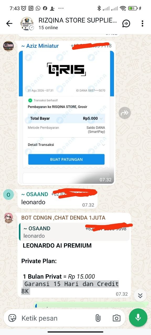 Bukti Transaksi 3